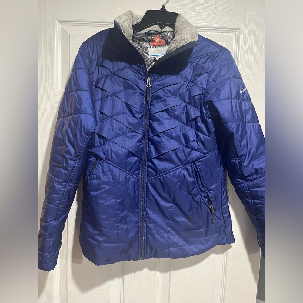 Columbia blue jacket Omni-heat